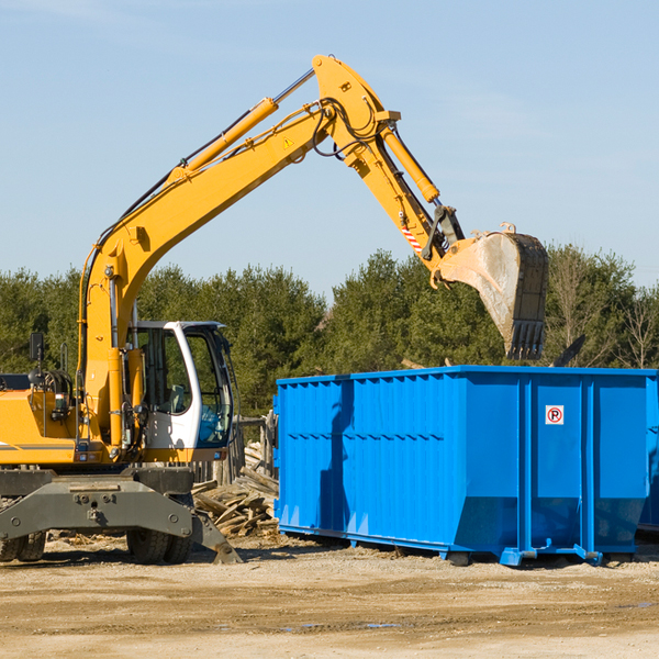 what size residential dumpster rentals are available in Houghton South Dakota